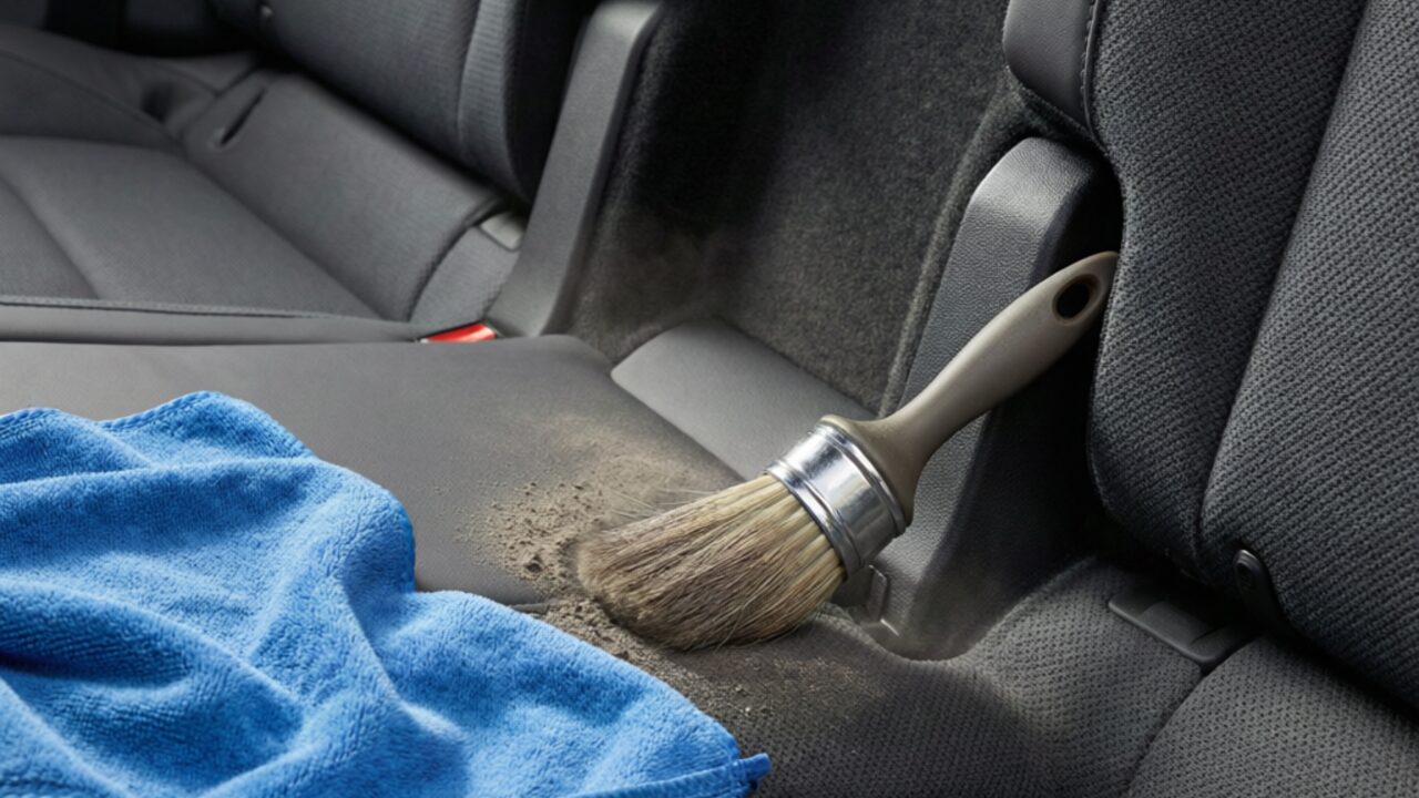 Чистка ISOFIX и креплений детского кресла